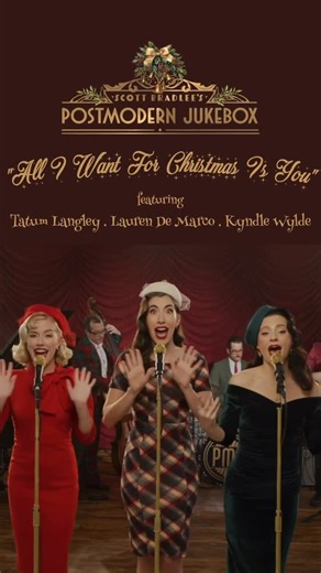 Postmodern Jukebox on Instagram: "New PMJ video, link in bio  You knew we would cover this one eventually, sorry it took us 12 years! Starring @tatum_langley @thelaurendemarco & @kyndlewylde on some sweet “Andrews Sisters” style #harmonies"