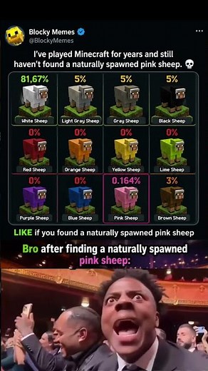 Only Real Minecraft Players Know How Rare This Is... 🩷🐑