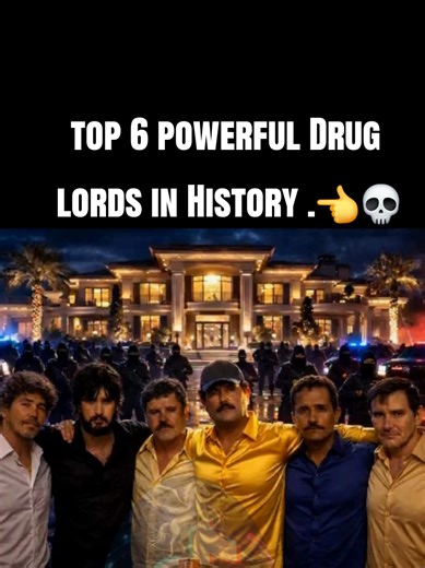 the 6 top powerful Drug lords in History.. #viral #fyp #oscars #OscarsPostContest #explorepage✨
