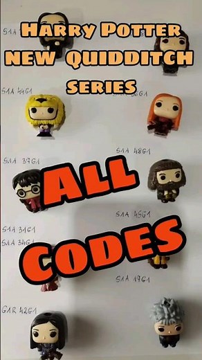 ALL Harry Potter Quidditch Figures CODES. New 2024 Kinder Joy Series