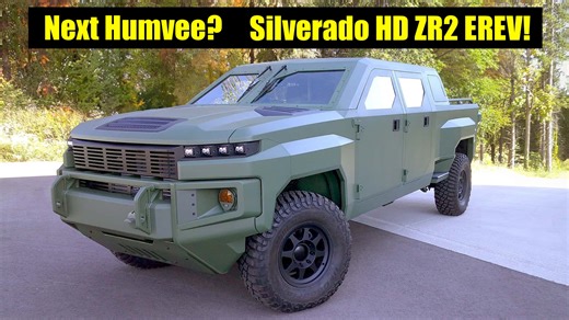 This Diesel/Electric HD Truck Could Be the Replacement to the Venerable Humvee... - The Fast Lane Truck