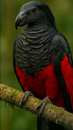 The Bird That Looks Like a Vampire – Dracula Parrot Facts 🦜🖤 #zoomates