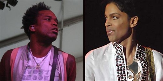 Prince broke a borrowed guitar with a wild onstage toss in 2013. But the story ended well.