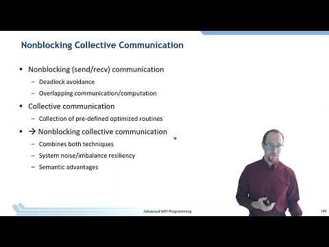 Advanced MPI Tutorial - Nonblocking collectives, topologies, and neighborhood collectives