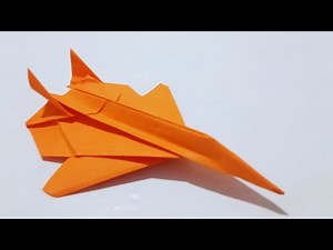 How to Make a Fighter Jet | Easy Paper Plane Craft