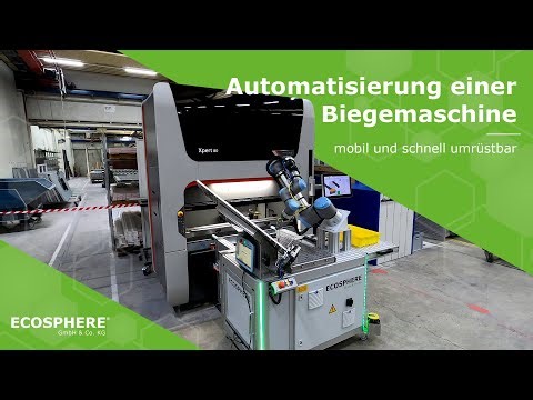 Prozessautomation einer Biegemaschine – mobil und umrüstbar