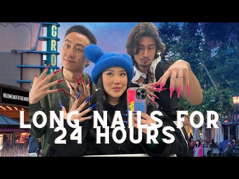 Long Nail Challenge for 24 Hours
