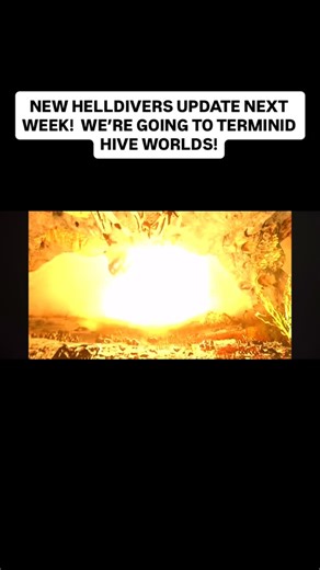 JayFPS on Instagram: "Helldivers 2 is getting a colossal update next week that will have players go underground in TERMINID HIVE WORLDS! There will also being a new flying enemy called the roach dragon along with several other smaller enemies. You can’t use stratagems underground either. Either way, we clear these worlds FOR DEMOCRACY! #helldivers2 #helldivers2news #helldivers2xbox #helldivers #helldivers2game"