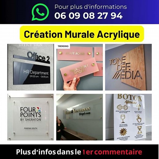Personnalisez votre intérieur avec nos plaques acryliques