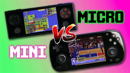 沙雕RP Mini VS AYANEO Pocket Micro- 对比测评（mini安卓掌机之争）| 作者 Retro Handhelds | 机翻中字