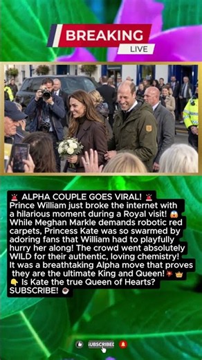CROWDS GO WILD! Princess Kate Swarmed By Fans As William Playfully Hurries Her! 💥👑