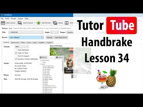 Handbrake - Lesson 34 - Encoding Video Without Audio Silent Video