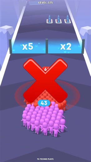 Purple Ender Man - Stickman Crowd Count Master Run Lvl 225 😍 #trending #shorts #youtubeshorts #games