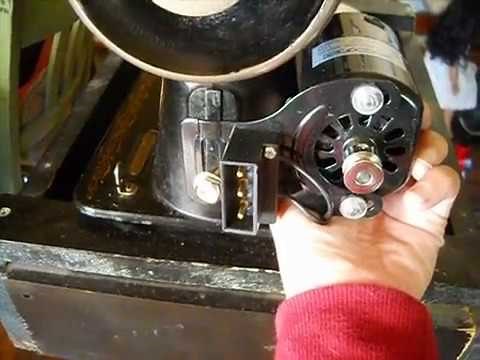 Putting A Generic New Motor on Singer 66-16