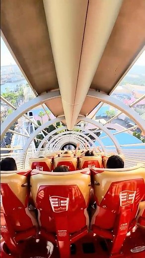 ⏪️ Going BACKWARDS on Hollywood Dream : Backdrop ! #universalstudiosjapan #rollercoaster #themepark