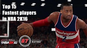 NBA 2K16 Rankings: Top 15 Fastest Rated Players in NBA 2K16
