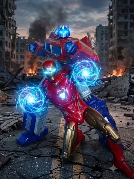Iron Man Meets Optimus Prime in Epic Crossover!