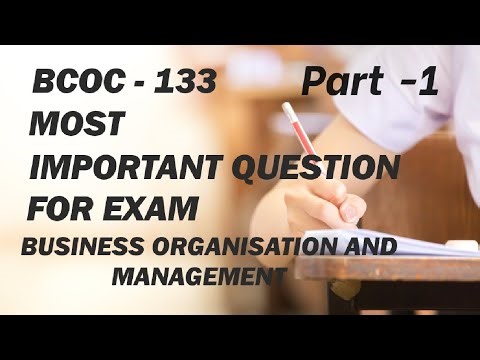 BCOC-133 BUSINESS LAW MOST IMPORTANT QUESTIONS FOR EXAM IGNOU DU SOL PART 1
