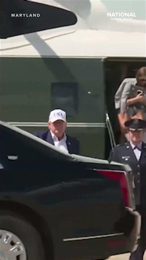 Trump returns from CAMP DAVID