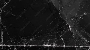 Wrinkled crumpled black old paper with frayed wrinkles and a contrasting texture. Dusty cardboard wrapping. Abstract dramatic background. Stop motion