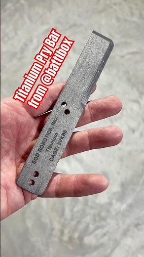 Cool Titanium Pry Bar from BattlBox #edc #edcgear