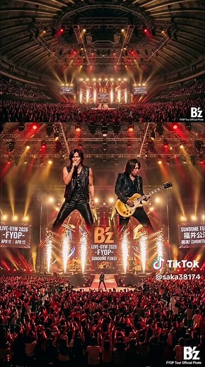 B’z LIVE-GYM 2026 -FYOP サンドーム福井 2026年4月11日12日 #B'z #愛のままにわがままに僕は君だけを傷つけない