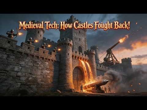 How Medieval Castles Defended Them with Technology | The Engineering of Siege Defense | HistoTech