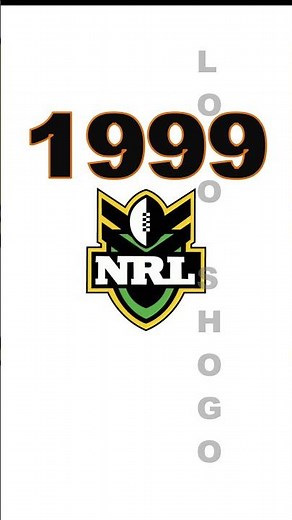 NRL Logo Evolution #nrl #national #rugby #league