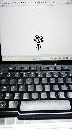 Lotus🪷 In Ms Word Tutorial #ytshorts #viral #trending #computer #windows