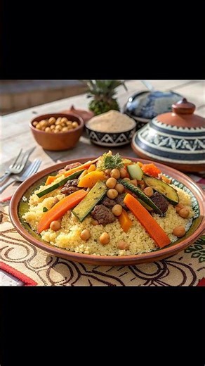 طريقة تحضير الكسكس المغربي #couscous #maroc #traditional #food