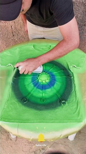 Modern Easy How to Wrench Flower T-Shirt Design 🌸🔧 | DIY Spray Paint Art Creative T-Shirt Tutorial
