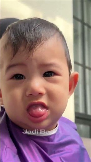 Who would have thought getting a haircut from grandma would make Kangle cry… 🥹 The rest is coming...