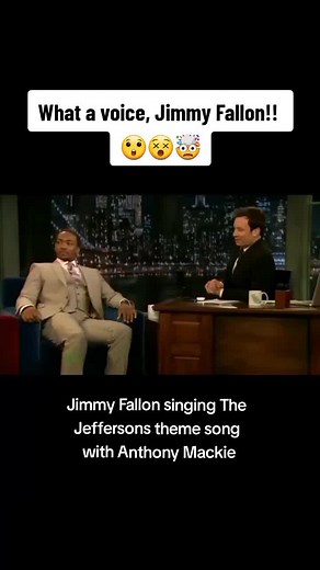 Jimmy Fallon and Anthony Mackie Sing The Jeffersons Theme