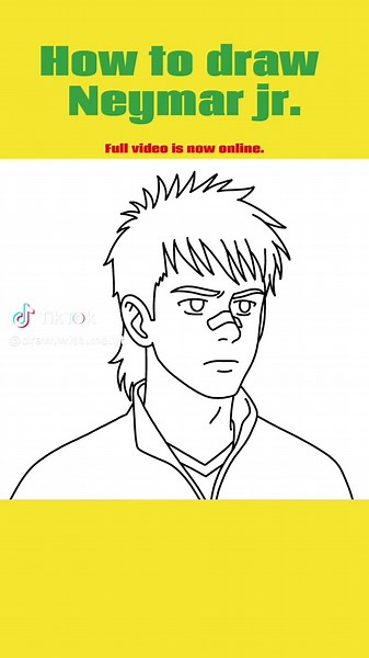 #neymar #cartoon #drawing #art #stepbystep #easy #tutorial #neymarjr