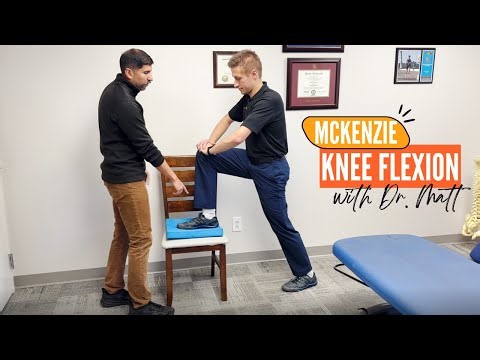 Knee Flexion Drill for Pain Relief (McKenzie Method) w/ Dr. Matt Pisanelli [KNEE]