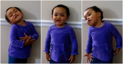 Amazing: Netizens amazed with angelic voice of toddler singing Amazing Grace