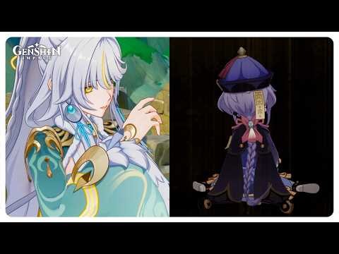 Zibai Meets Qiqi & Realizes Something Is Wrong! (Zibai Anecdote) - Genshin Impact 6.4 Luna V