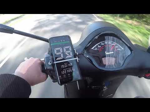 Vespa GTS 300 hpe acceleration 0-110 km/h