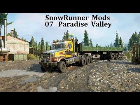 SnowRunner Mods-New Map Paradise Valley-Contracts and assignments Part 07