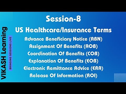 What is ABN, AOB, COB, EOB, ERA & ROI - Session 8