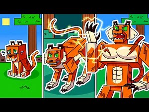 I Survived 100 DAYS as an ELECTRIC TIGER in HARDCORE Minecraft!
