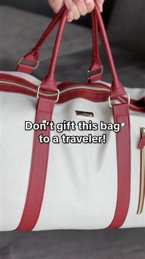 DON’T gift this bag to a traveler This is the first bag with compression technology that fits 14 days of clothes in a carry-on size so you can show up minimal, elegant, and organized on every trip. Get yours before it sells out for the third time! | Luhxe