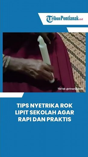Tips Nyetrika Rok Lipit Sekolah agar Rapi dan Praktis