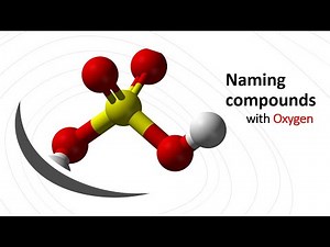 Naming compounds with Oxygen