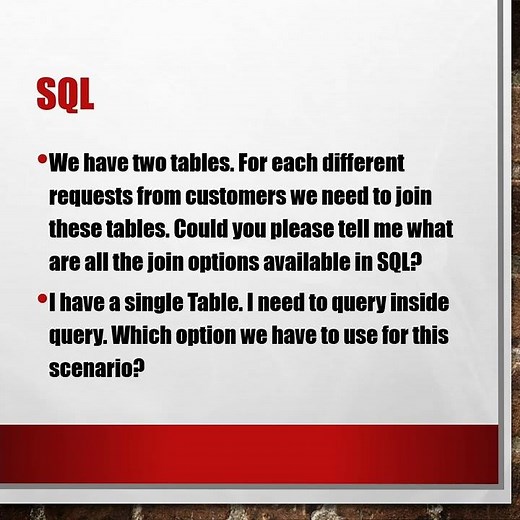 HCL SQL/PLSQL Interview Questions - Reupload