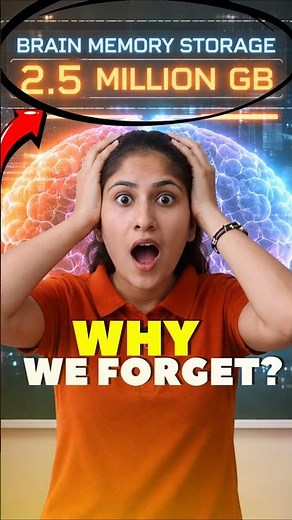 The Human Brain Has 2.5 Million GB Storage… So Why Do We Forget?