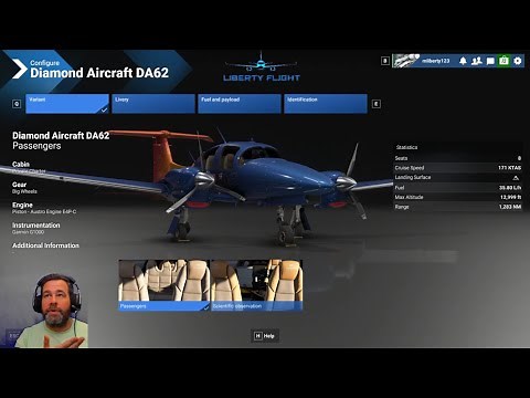 First look at the Diamond Aircraft DA62 #msfs2024