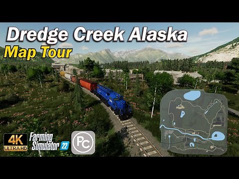 Dredge Creek Alaska | Map Tour | Farming Simulator 22