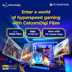 16K views · 91 reactions | Gear up for victory with CelcomDigi Fibre 1Gbps hyperspeed Internet!  Become the MVP in every gaming universe at only RM17/month when you add on the PC Game pass to your plan & get access to hundreds of new game titles.  See you on the podium: https://cd.link/pcgamepass | CelcomDigi | Facebook