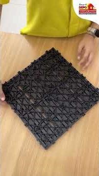 WPC DECK TILE TERSEDIA DI DEPO BANGUNAN #WPC #Flooring #WPCDECKTILE